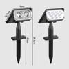 Durable Waterproof Lawn Lamp White Light Warm Light Solar Spotlight Landscape Lamp Outdoor Garden
