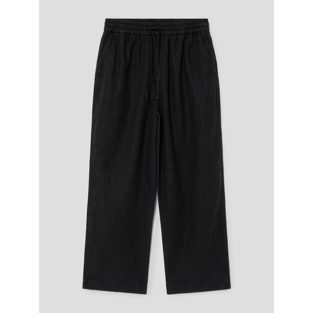 8SECONDS Linen-Like Dyed Easy Pants Black (424621Ly15)