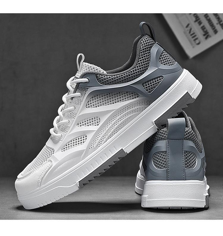 

Men s breathable men s shoes trend new breathable summer non-slip 2025 versatile noodles fly running weaving net price 39