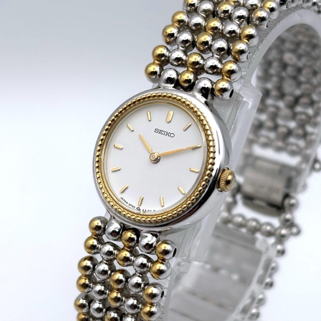

[USED] SEIKO Quartz Gold and Silver Women s Watch GOLD SILVER
