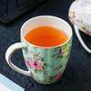 Vintage Blumiges Knochenchina Kaffeetasse Europäisch Retro Rustikal Teetasse Europäisch Englisch Nachmittagstee Tassen