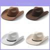 Traditional Wool Felt Gentleman Hat With Wide Brim For Winter Casual Wear