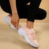Fashion Knitting Thick Bottom Sneakers Women  Autumn Breathable Wedge Sports Shoes Casual Lace Up Running Shoe Zapatos
