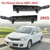 Pair Plastic Front Bumper Cover Support Brackets Set For Nissan Versa 2007-2012