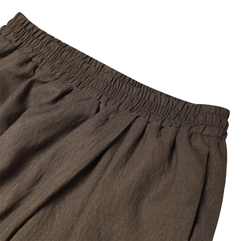 ZANZEA Lässige, elastische Taille, lockere Sommerhose für Damen