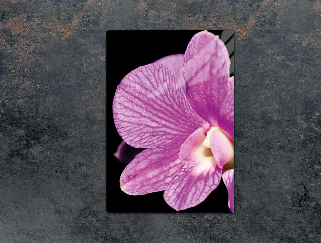 SZKLANA DESKA DO KROJENIA 35x52 ORCHIDEA