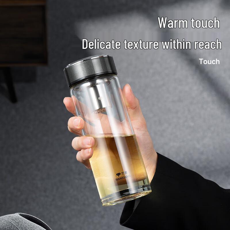 WNX Single Layer Glass Water Bottle