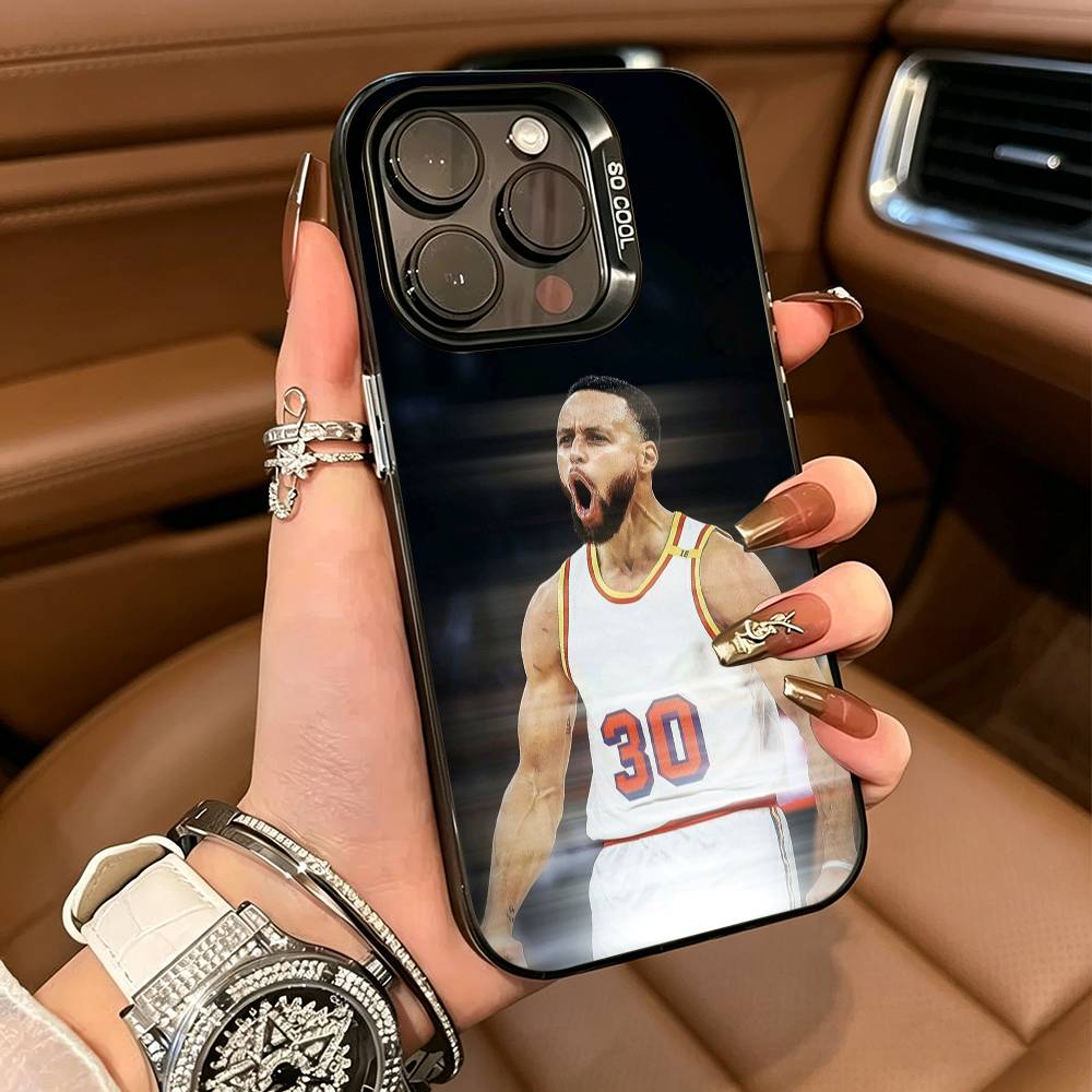 30 Stephen- C-Curry Phone Case For IPhone17 16 11 12 13 14 15 16 Pro Max Plus Cover Colored Silver Funda Bumber