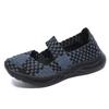 Women's Sporty Ethnic-Style Breathable Woven Flats for Spring/Summer