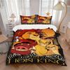 Set da 3 pezzi Il Re Leone, Simba, Roccia del Orgoglio Set Biancheria da Letto con Copripiumino+Federe, Poliestere per Tutte le Stagioni, Chiusura a Zip71