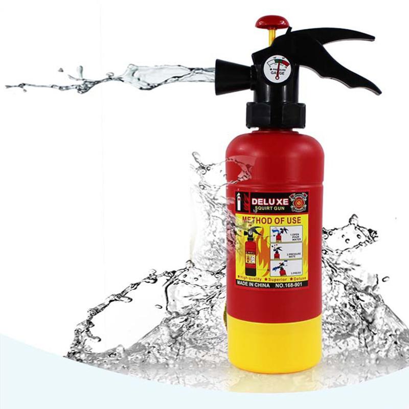 Big Fire Extinguisher Toy Water Blasters Fireman Cosplay for Kids Outdoor Toys Extinguisher Water Guns Kids Fireman Cosplay
