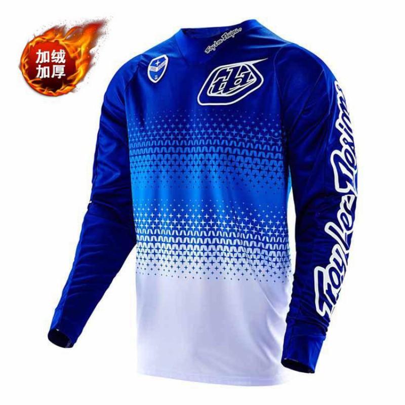 Warm Fleece Cycling Jersey Winter Riding Outdoor Sports Thermal Long Sleeve Top Unisex