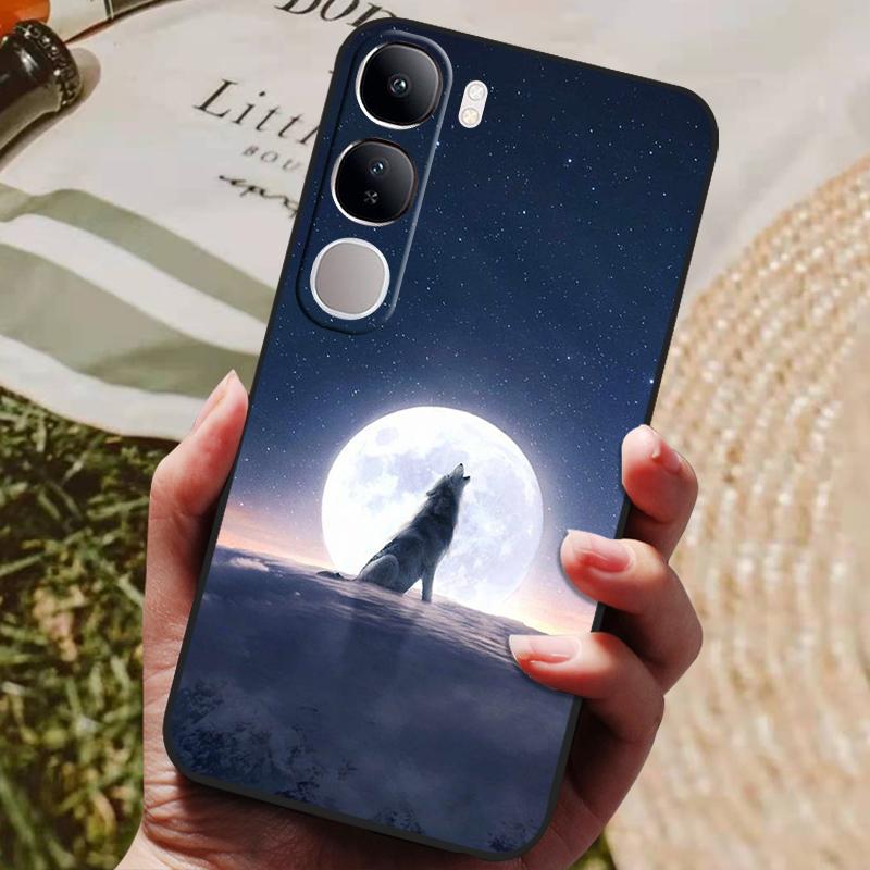 For Vivo V40 Lite 4G 5G V40Lite (IDN) V40E V 40 SE Case Luxury Painted Phone Silicon Back Cover For Vivo Y200 Y300 Cases Shell