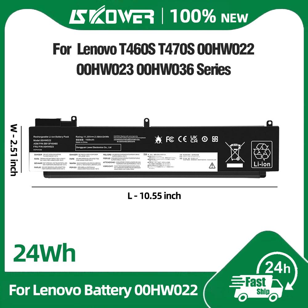 New 00HW022 01AV405 Laptop Battery for Lenovo Thinkpad T460s T470s Notebook 01AV406 01AV407 01AV408 00HW023 00HW036 SB10F46462