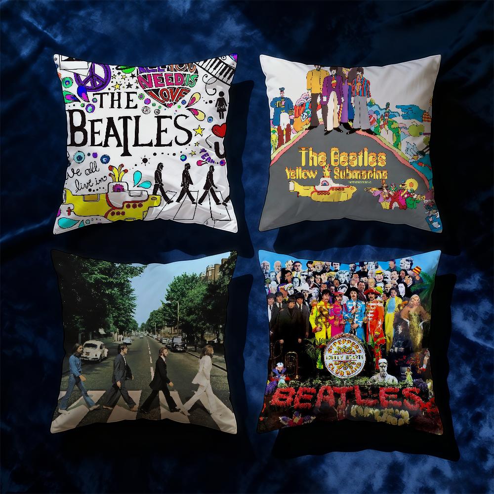 Kissen Das Band SN Abdeckung Weiche Hülle Sofa Rock Wohn B-BbeatleS-ES Zimmer Haus Bequem Büro Dekoration Schutzkissen