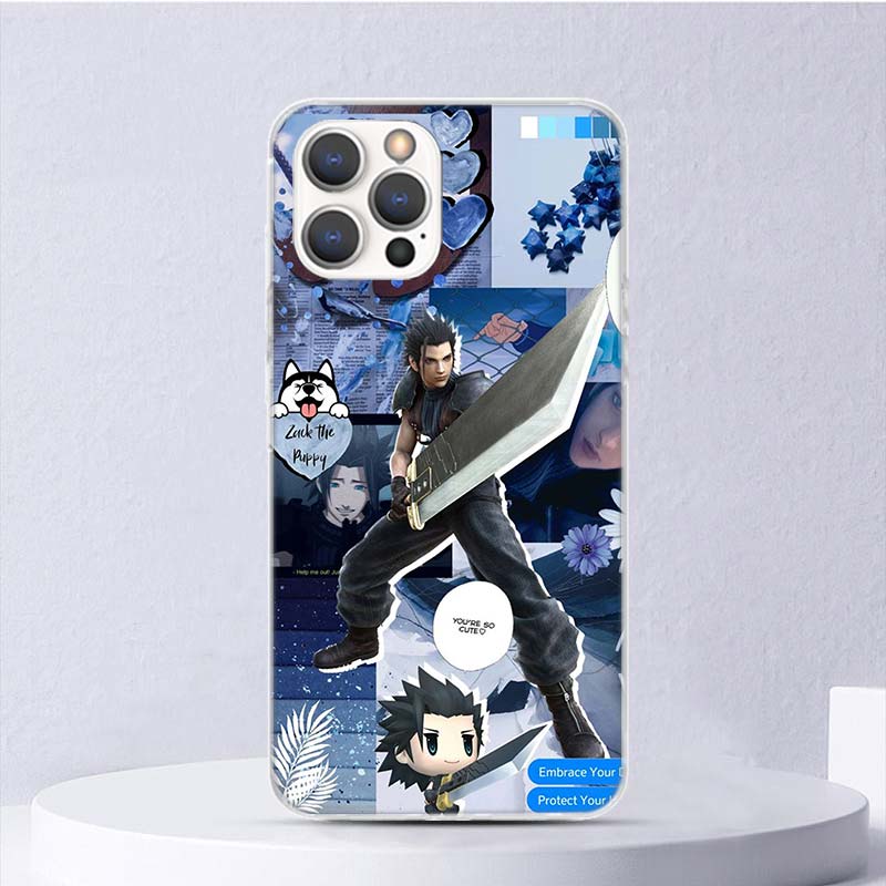Final Fantasy Game Soft Case For iPhone 16 17 Air 16E 15 Plus 11 12 13 Mini 14 Pro Max Phone Cover Apple 7 8 SE Coque Funda 16 1