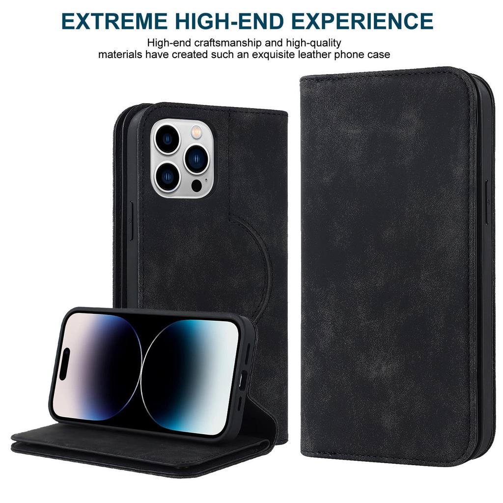 iPhone 16 Retro Multi-Card Leather Case with MagSafe Wireless Charging