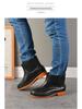 Men's High-Top Waterproof Military Rain Boots with Non-Slip Sole and Labor Protection Rubber Overshoes