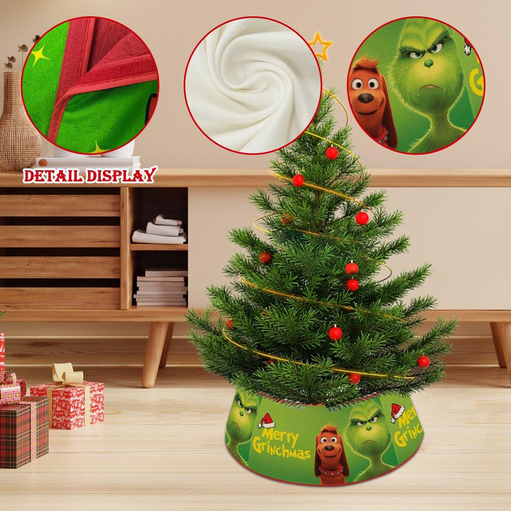 Christmas Tree Enclosure Scene Decoration Props Christmas Tree Skirt Decorations