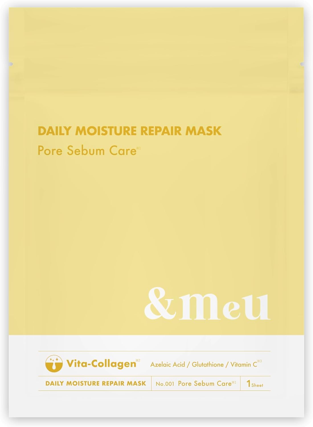 

Набор ежедневной восстанавливающей маски для ухода за порами и себумом &meu из 5 штук (Индивидуально упакованный)