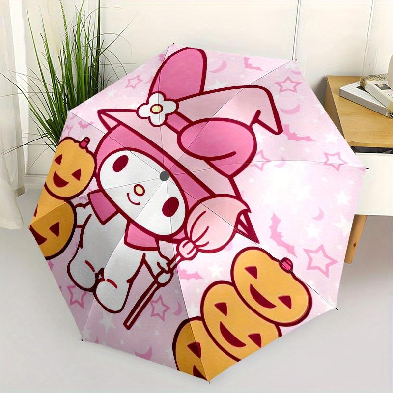 

1pc My Melody Halloween Umbrella with Plastic Handle,Suitable for All Seasons Home Travel Outdoor UmbrellaSanlio467