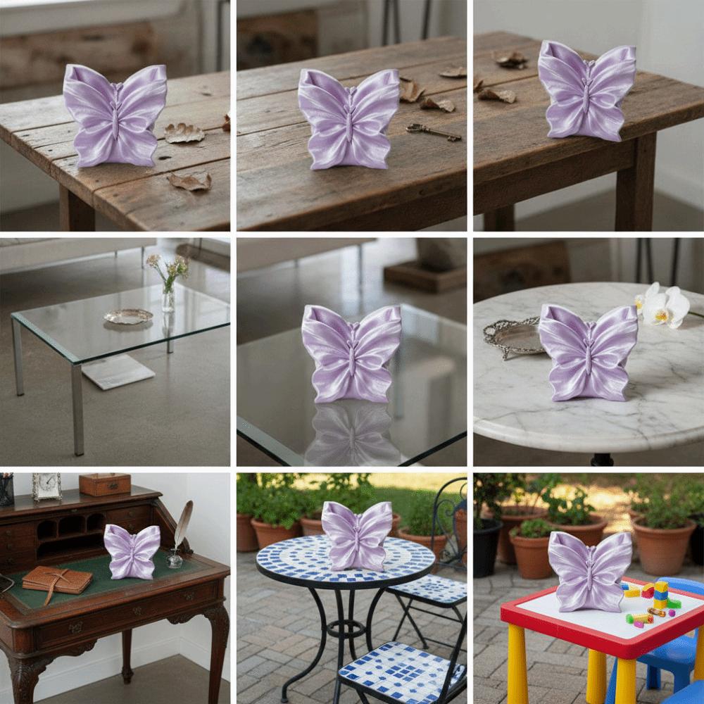 Makeup Brush Bin 3D Printed Pen Stand Simulation Butterfly Model Study Room Decor