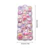 Cute 3D Stickers Cute Adhesive Toys Small Bunny Soft Bubble Stickers for Kids Adults Notebook Scrapbook Pencil Case Tablet Water