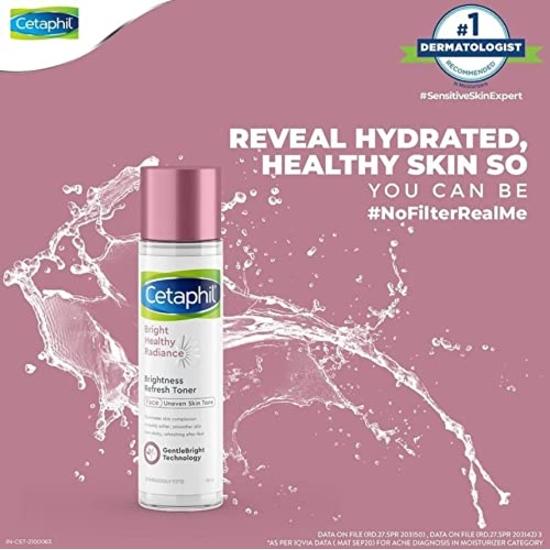 Cetaphil Bright Healthy Reveal Cremiger Reiniger 100g, Gesichtswasser 150ml, Schutzcreme, 50ml, Körperlotion, 245 g