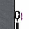 Retractable Side Awning Anthracite 140 x 1000 cm