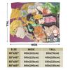Joseph Joestar Kujo Jotaro Dio Fleece Throw Blankets Bizarre Adventure Blanket for Bed Outdoor Lightweight Bedroom Quilt
