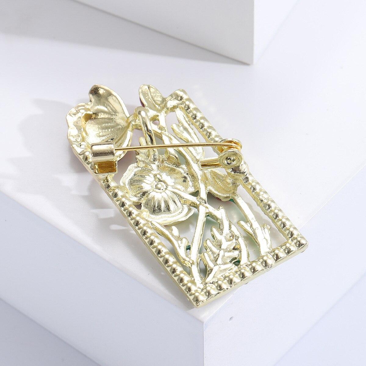 Blucome красивые броши с цветами для женщин — фото 6