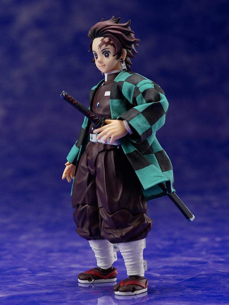 Demon Slayer Demon Kimetsu no Yaiba Tanjiro Kamado Scale Action Figure Slayer - [Buzzmod] 1/12