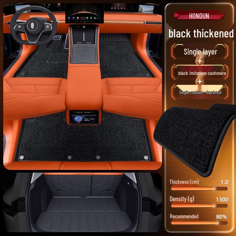 2026 Hongqi S9 TPE Floor Mats: Full Set Interior Carpet for Five Seats