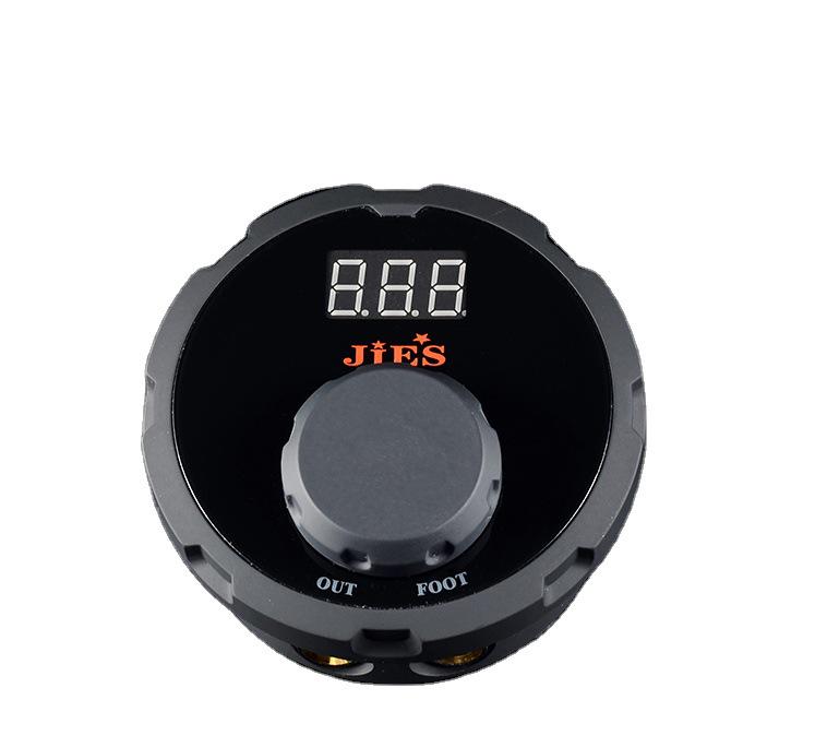 

Блок питания для тату Jay с двумя режимами и запуском одной кнопкой чёрный