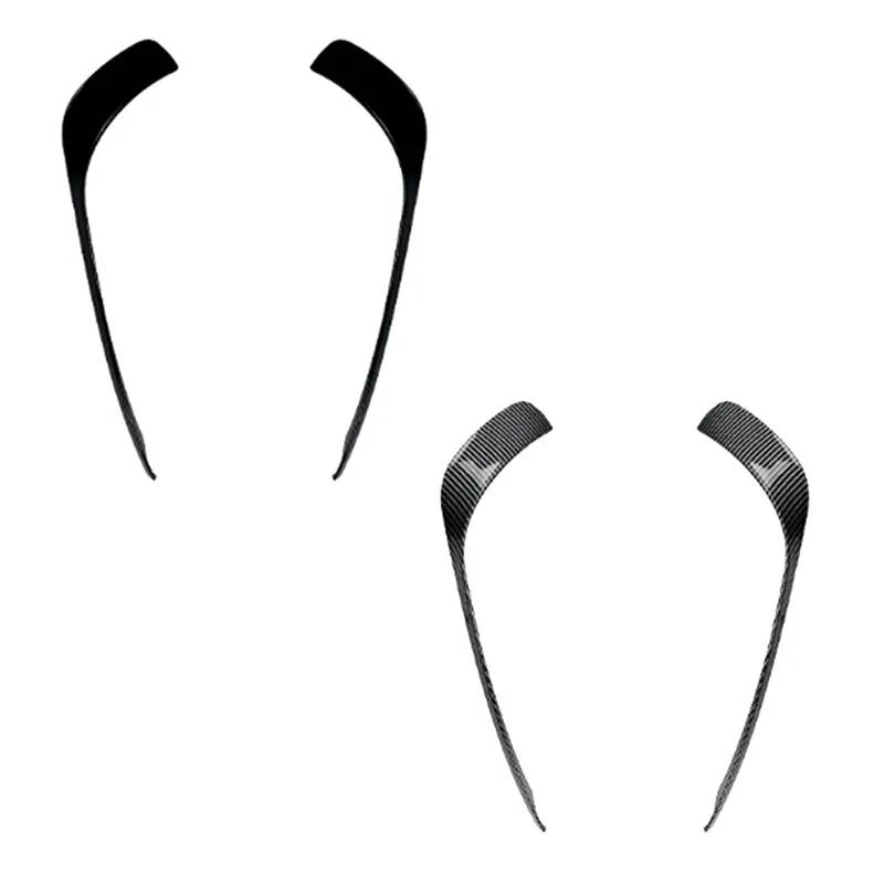 Car Front Bumper Lip Splitter Spoiler Fog Lamp Spoiler Cover Trim For Mercedes-Benz A Class W176 AMG 2013-2015