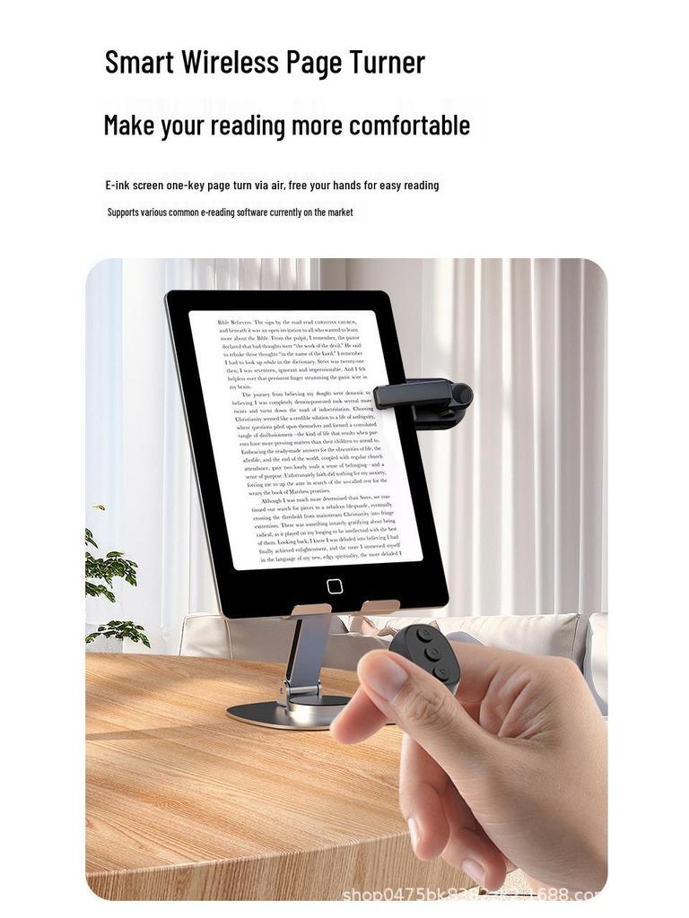 2025 Bestseller: Smart Wireless Page Turner for Kindle and Multiple Readers, Ideal for Diverse Reading Needs