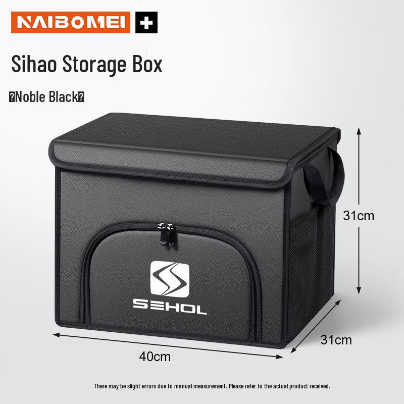Compatible with JAC Sehol A5/E10X/E20X/E40X/E50A Car Trunk Organizer Storage Box
