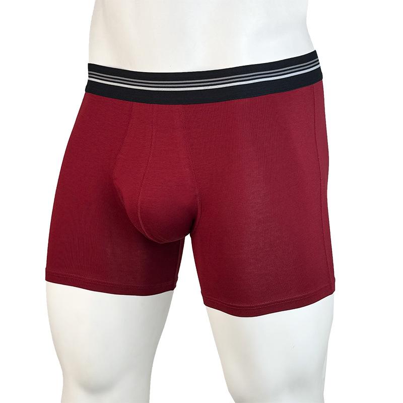 Loose and Breathable Four Cornered Underpants Pure Cotton Flat Cornered Men's Underpants