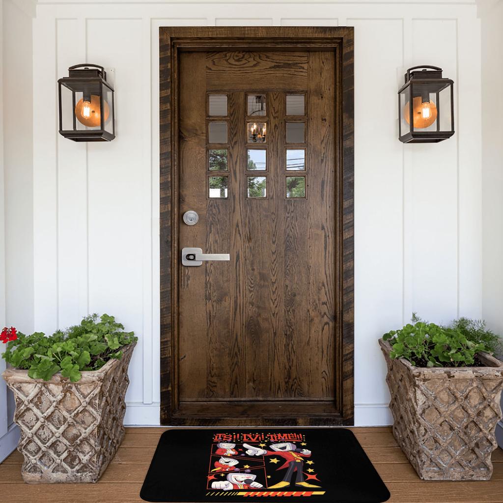 Tenna Deltarune Game Door Floor Bathroom Mats Anti-Slip Outdoor It's TV Time Meme Doormat Bedroom Balcony Entrance Carpet Rug