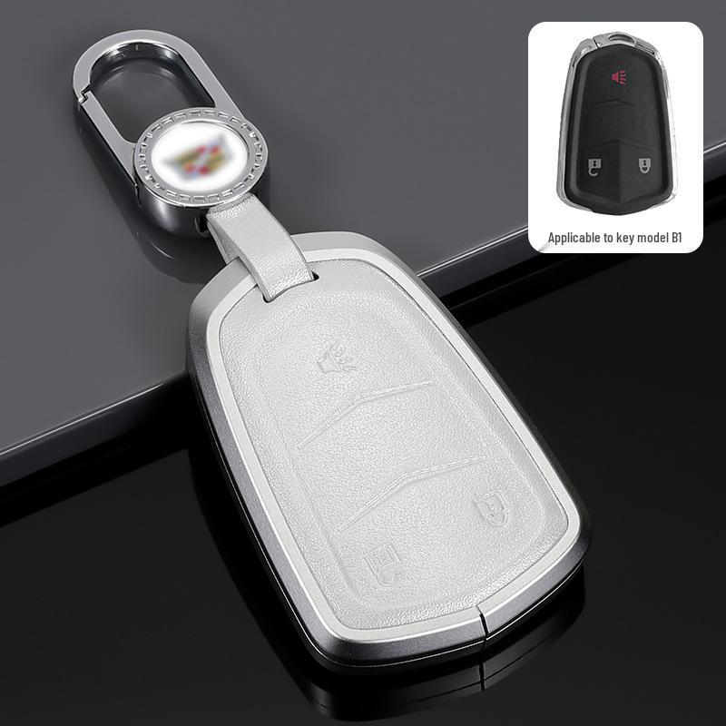 Cadillac Key Protective Shell: Fits XT4, XT5, XT6, CT4, CT5 - Original Car Key Cover with Buckle.