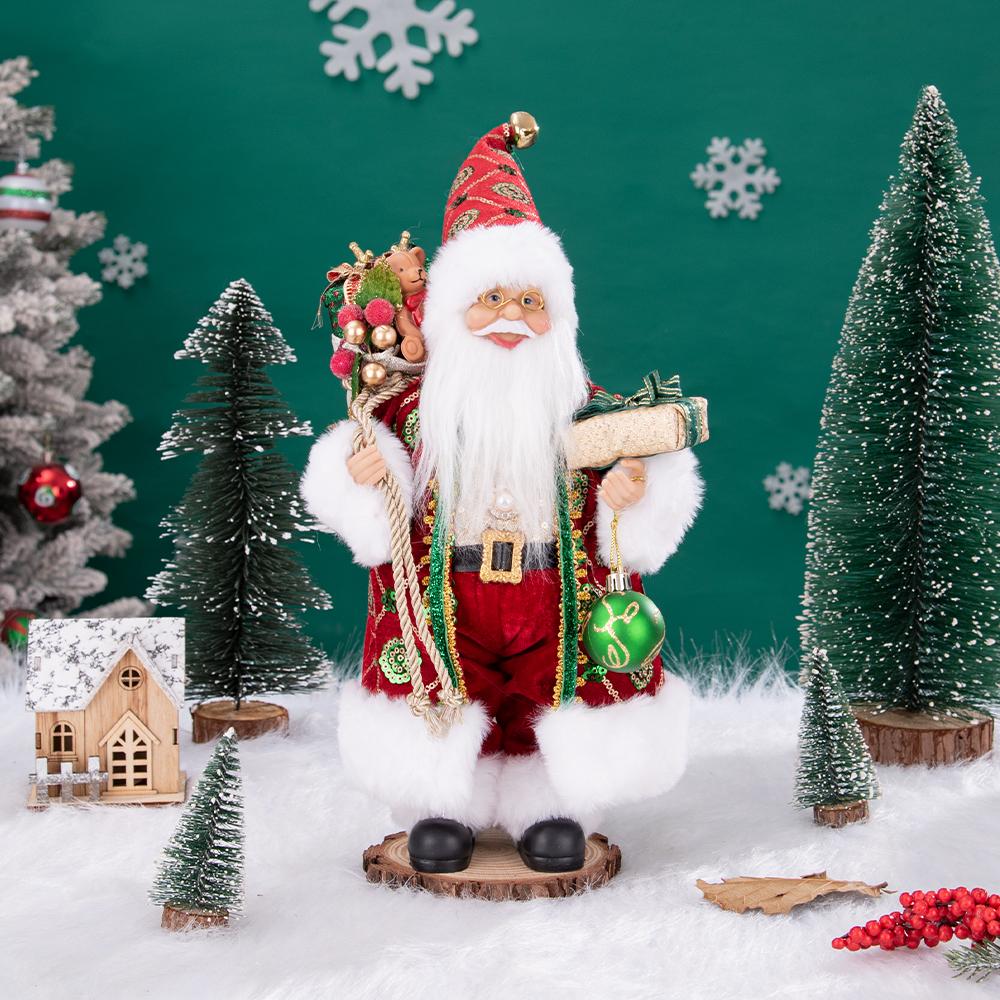 Gift Bag Santa Claus Plush Ornament