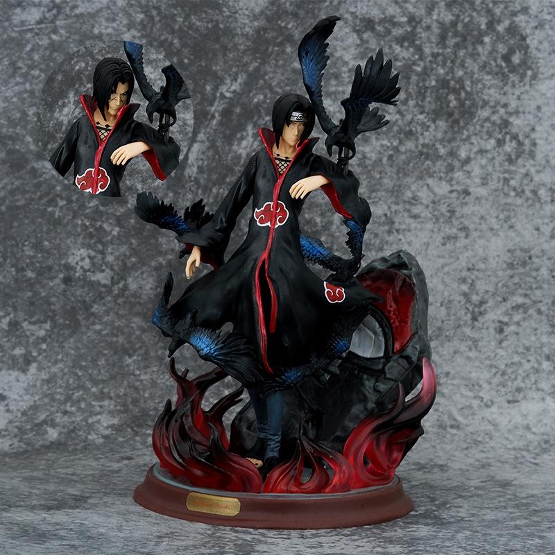 

27CM Shippuden Xiao organization Uchiha Palace Itachi God hand-made model gk decoration present great for daily use