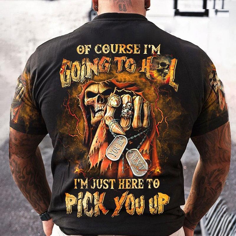 

Летняя футболка Hip Hop Series с цифровой 3D-печатью, мужские уличные спортивные футболки с коротким рукавом, мужской топ 5XL