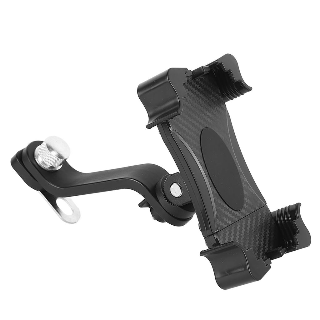 Motorcycle Navigation Phone Bracket with Charging Cable Black Universal Navigation Motorcycle Phone Mount for Motorbike