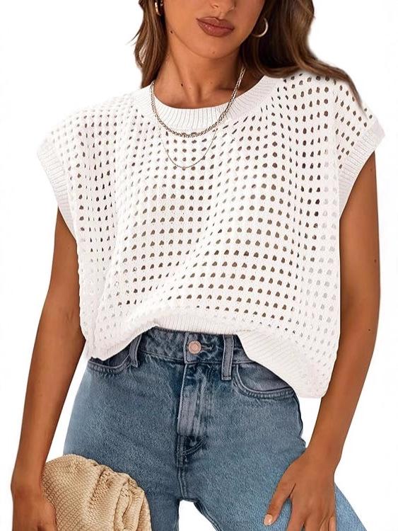 2025 Summer Crochet Raglan Sleeve Shirt & Beach Cover-up Sweater