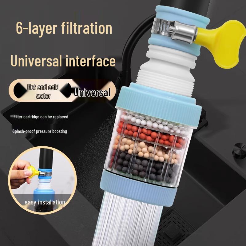 Universal Anti-Splash Multifunctional Kitchen Faucet Water Filter