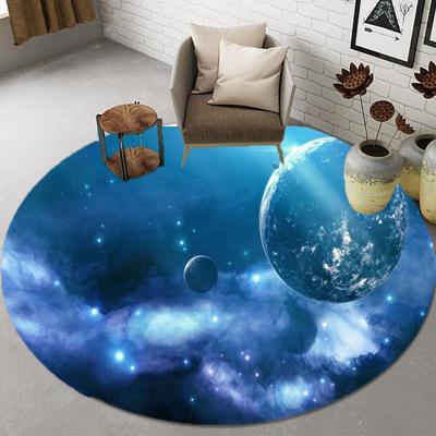 2023 New Style Living Room Rug Round Chair Mat Non-Slip Doormat Children's Bedroom Floating Mat 3D Printed Absorbent Mat