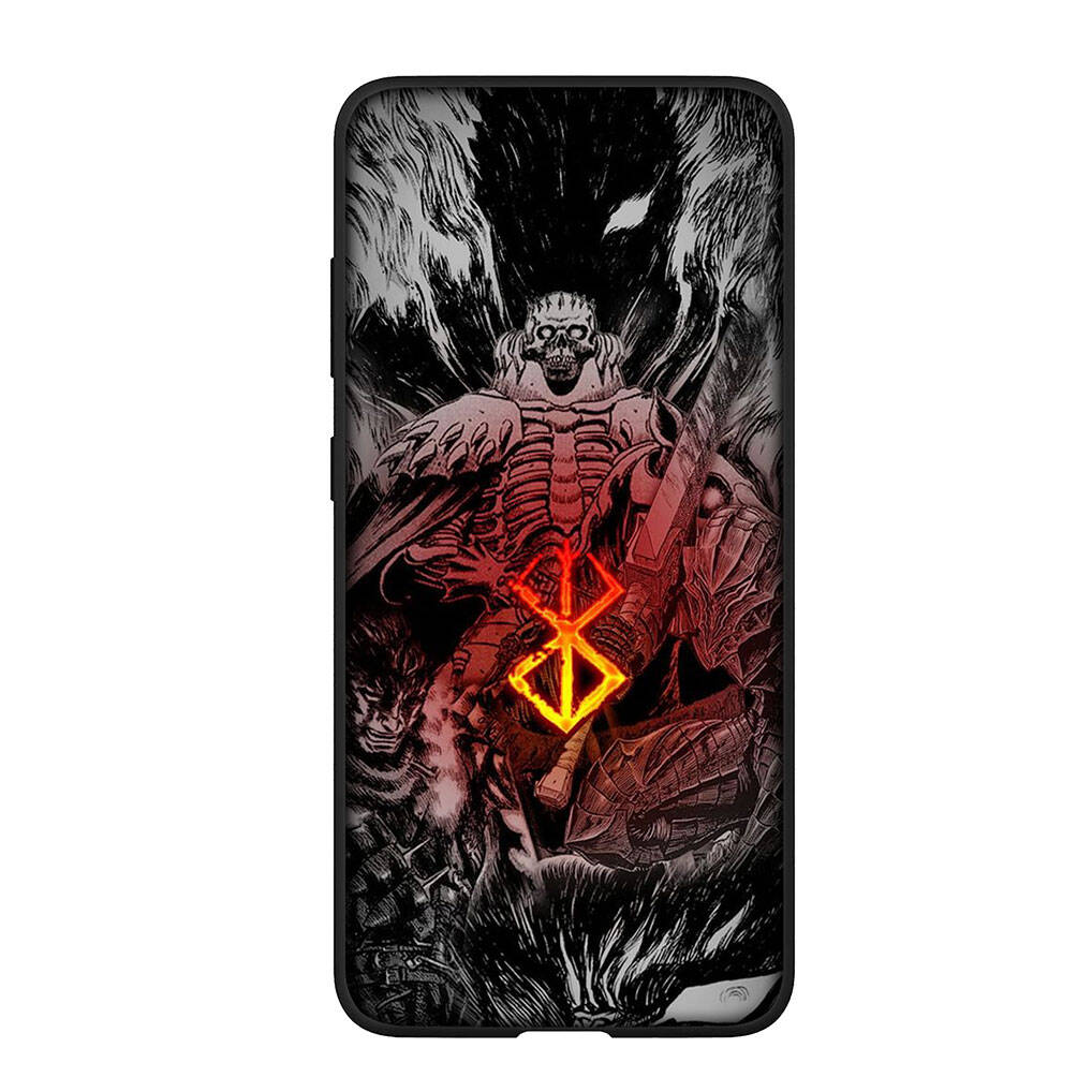 

для Samsung Galaxy S25 S24 S23 S22 Ultra FE Plus A17 A37 A57 A56 A55 A06 A16 A15 A36 A26 A35 A05 A25 A54 A34 A32 Чехол для телефона Комиксы Берсерк Гатс Чехол for Redmi Note 12 Pro 4G ceil