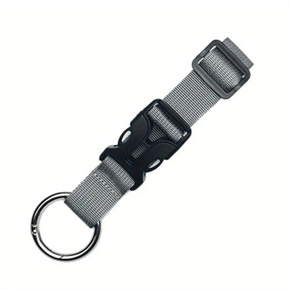 External Luggage Strap, Multifunctional Backpack Elastic Buckle, Portable Travel Suitcase Suitcase with Multiple Luggage Clamps серый