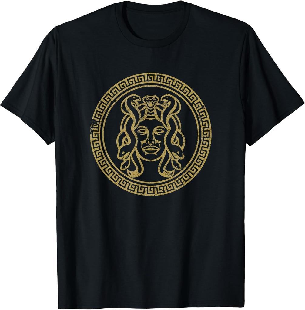 NEW LIMITED! Medusa Head Statue Old Greek Coin Myhtology God Tee - MADE IN USA